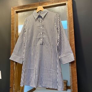 NWOT Striped knee length dress M